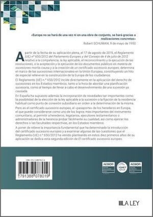 EL CERTIFICADO SUCESORIO EUROPEO