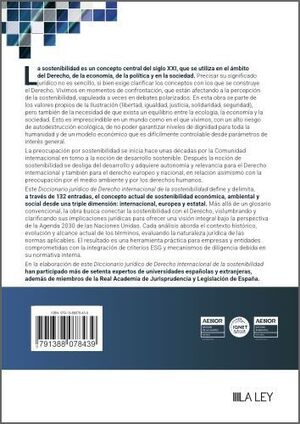 DICCIONARIO JURÍDICO DE DERECHO INTERNACIONAL DE LA SOSTENIBILIDAD