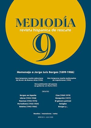 MEDIODIA. REVISTA HISPANICA DE RESCATE. 9