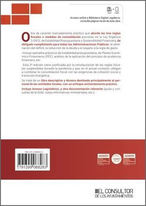 ESTABILIDAD PRESUPUESTARIA, REGLA DE GASTO Y SOSTENIBILIDAD FINANCIERA DE LAS EN
