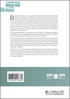 GOBERNANZA TERRITORIAL Y DERECHO PÚBLICO EN CONTEXTOS DE CRISIS Y EMERGENCIAS