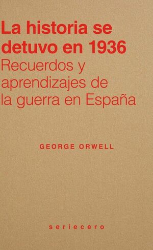 HISTORIA SE DETUVO EN 1936, LA