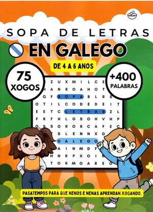 SOPA DE LETRAS EN GALEGO VOLUME 10 (4-6 ANOS)
