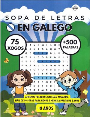 SOPA DE LETRAS EN GALEGO VOLUME 1 (+9 ANOS)