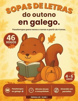 SOPAS DE LETRAS DO OUTONO EN GALEGO VOLUME 3 (4-6 ANOS)